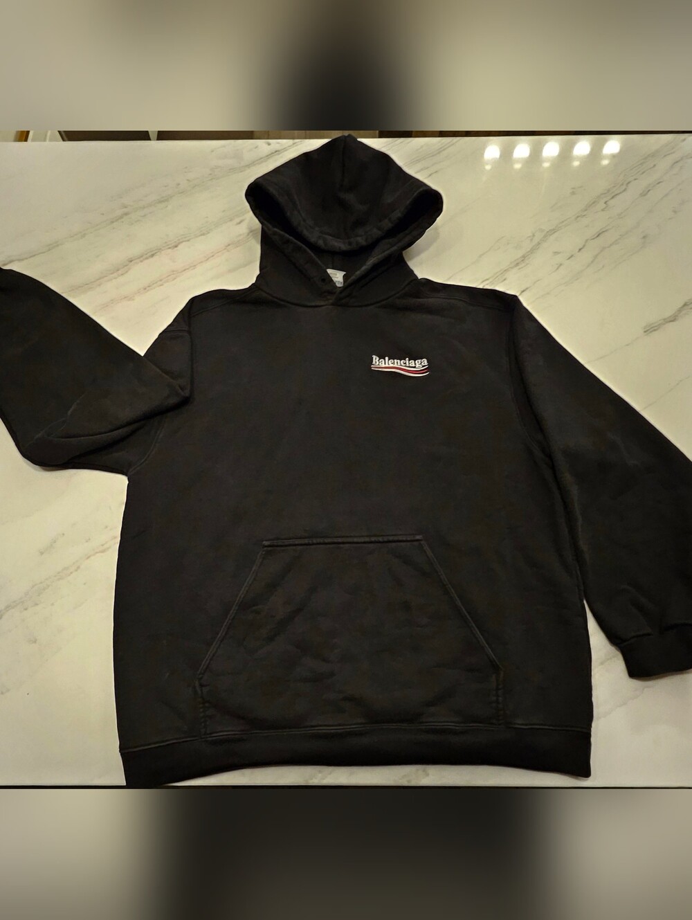 Balenciaga 22FW Political Campaign Logo Hoodie – Unisex XL
